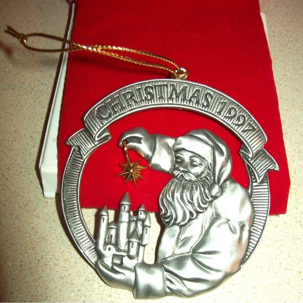 Vintage 1997 Pewter Ornament 